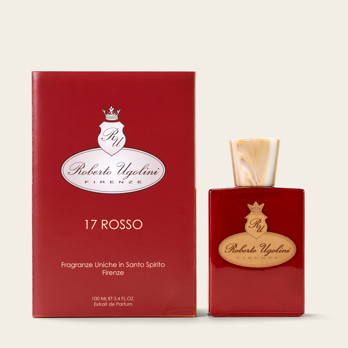 17 Rosso von Roberto Ugolini – Extrait de Parfum 100 ml Flakon mit Verpackung