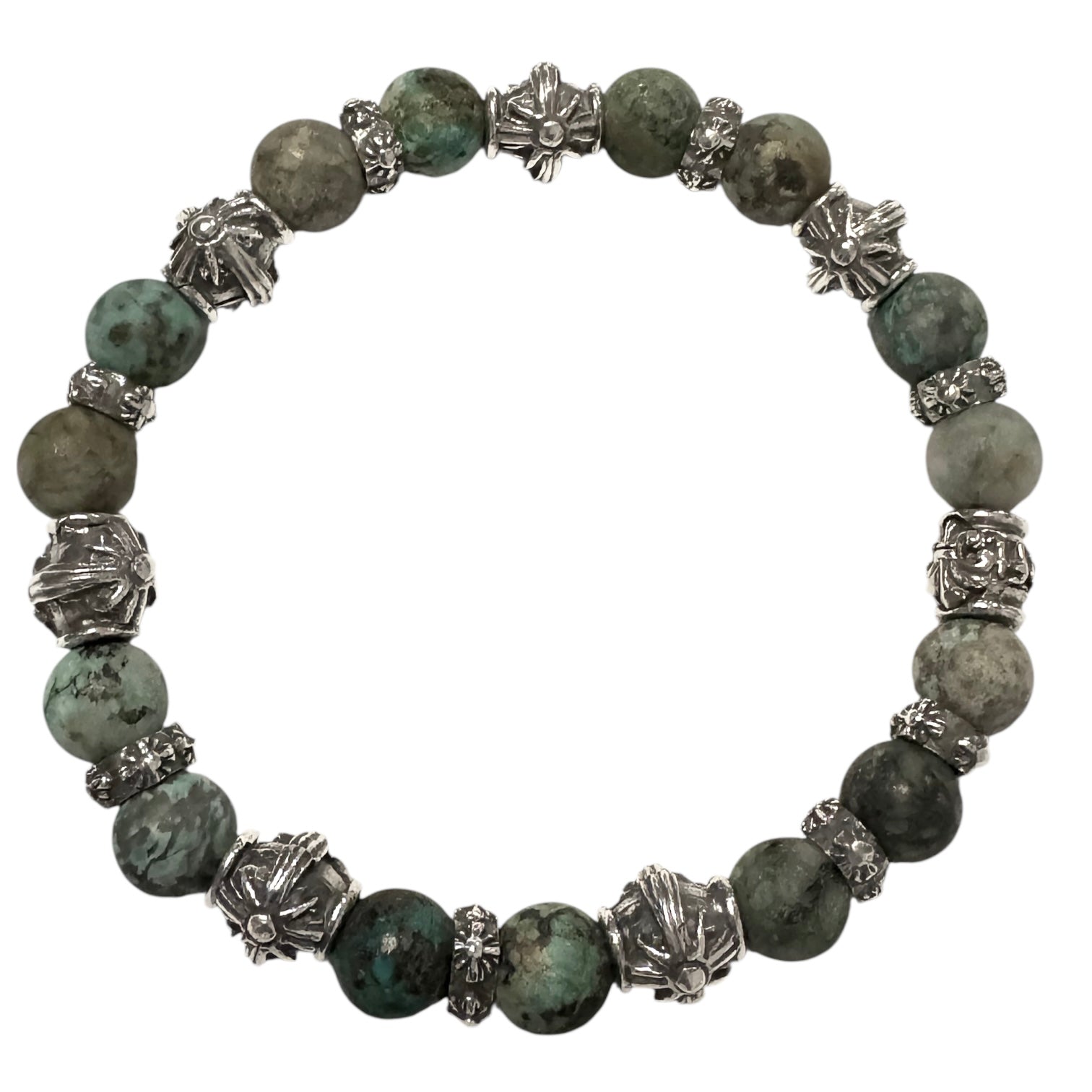 Elf Craft Armband: M-Star Tubes, African Turquoise, Silber