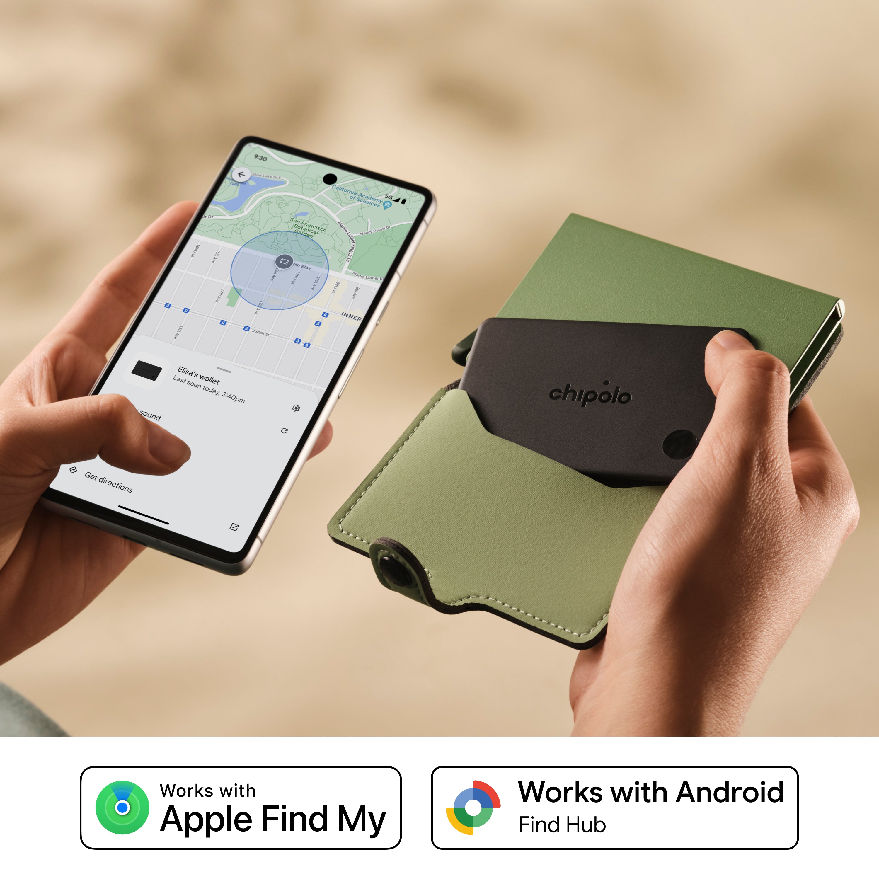 Chipolo CARD Tracking Tag for Apple and Android
