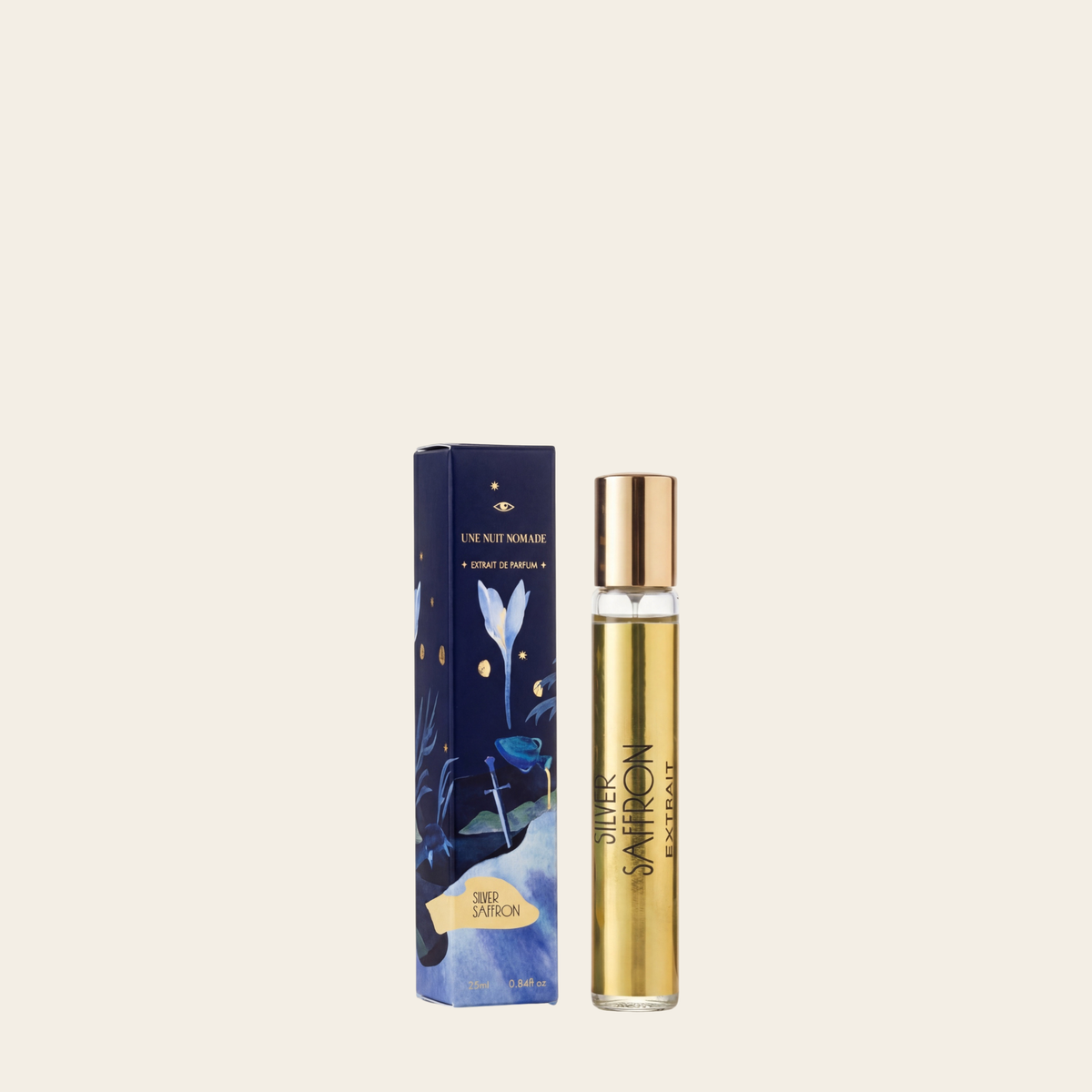 Silver Saffron Extrait von Une Nuit Nomade – 25 ml Reiseflakon mit Verpackung