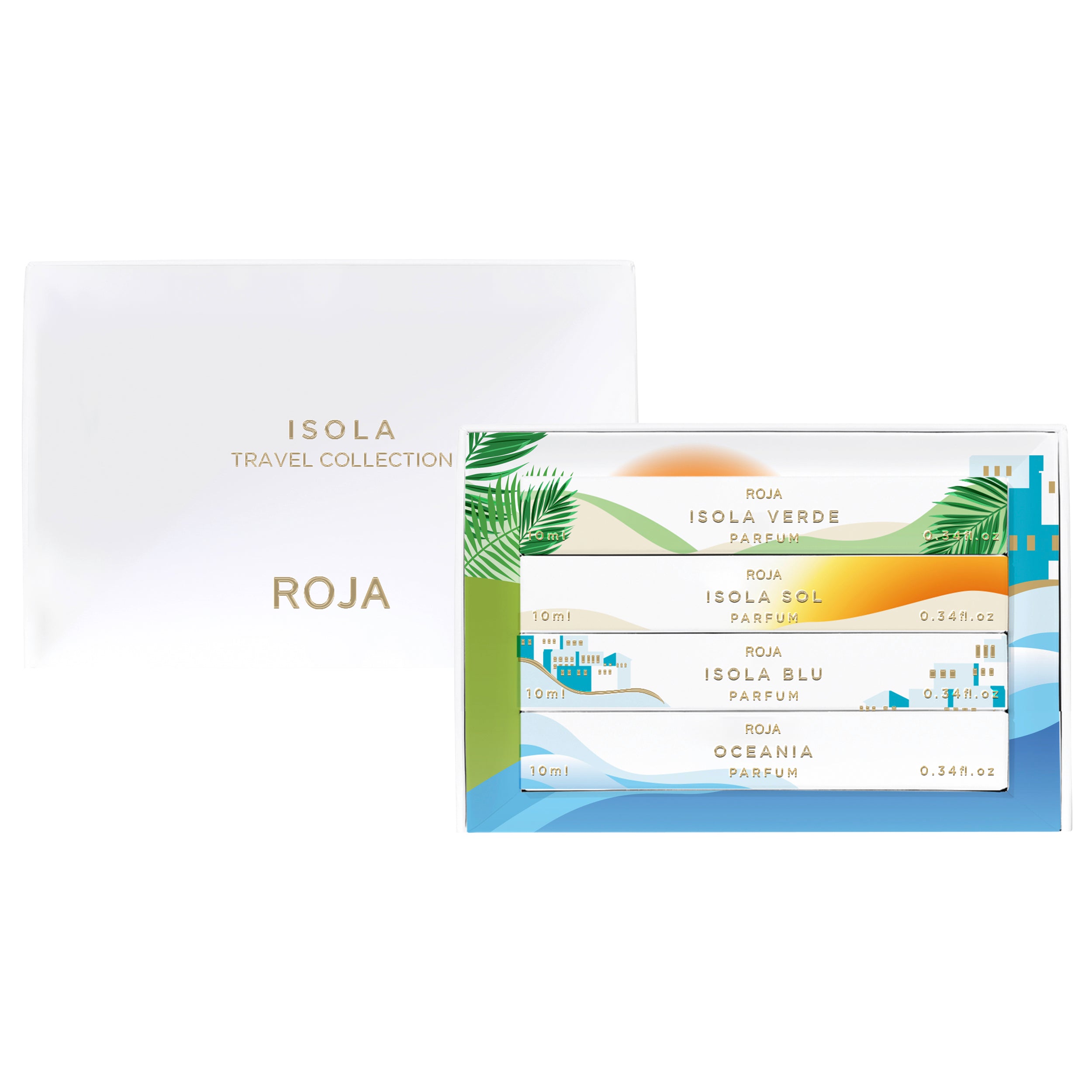 Roja Parfums Isola Travel Set, 4x10ml Discovery Set