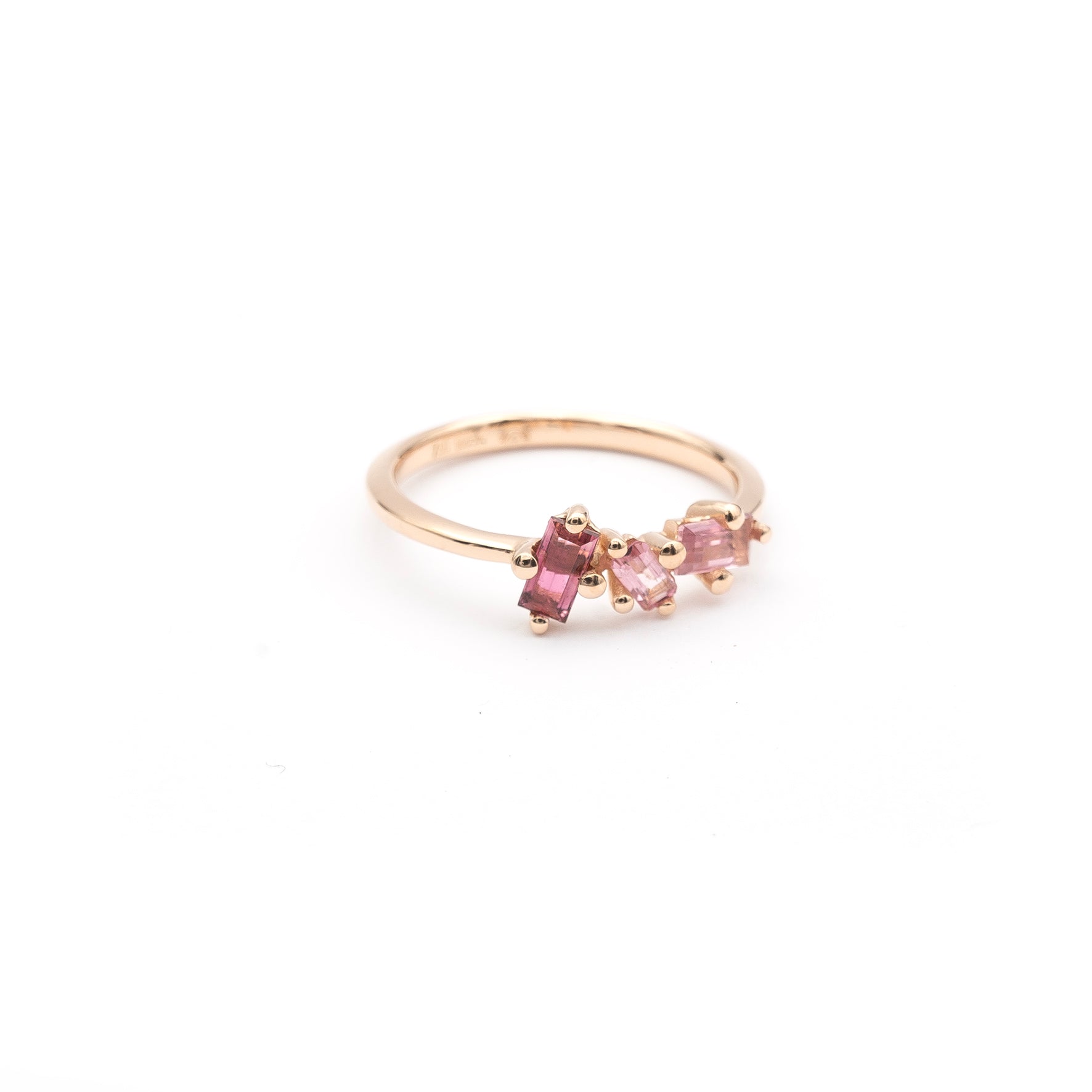 Ring Luz S, Turmalin Pink, 18kt Fairtrade Rosegold