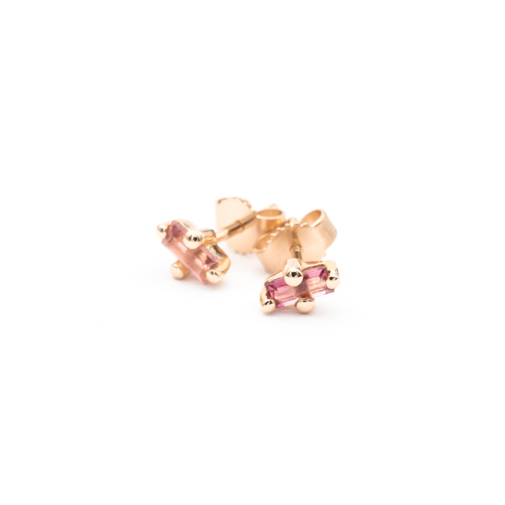 Ohrring Luz, Turmalin Pink, 18kt Fairtrade Roségold