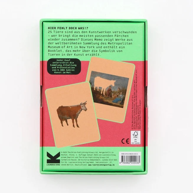 The MET Kunst-Memo Spiel: Tiere aus Meisterwerken