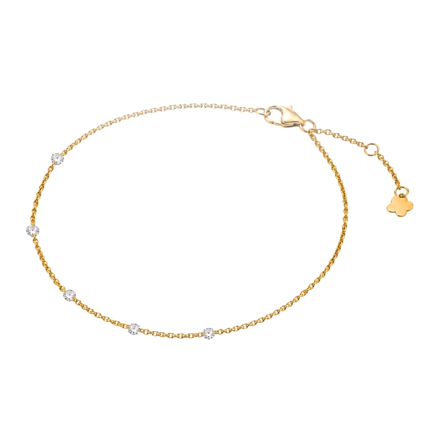Armkette 5E773G 18kt Gelbgold, Brillanten