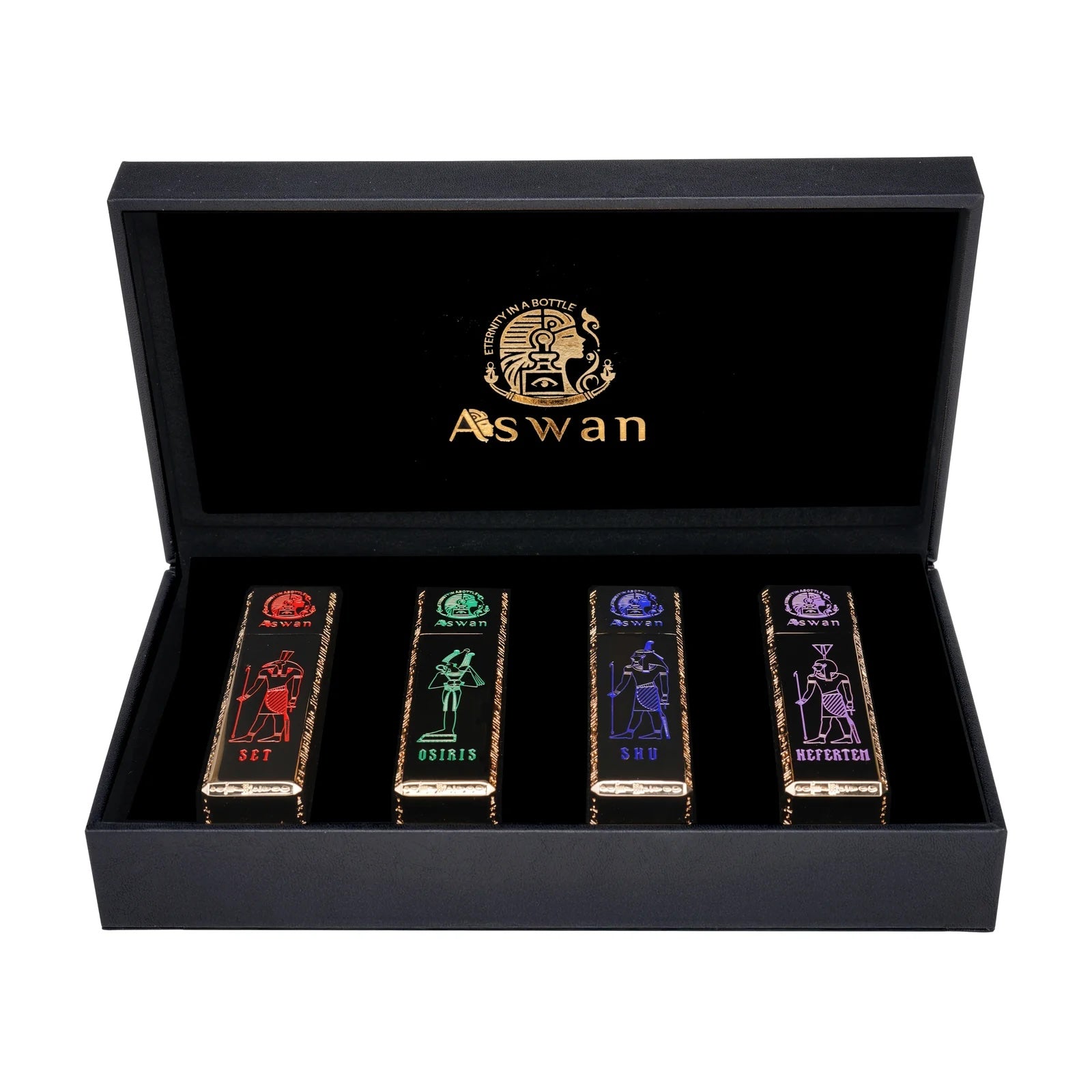 Aswan Travel Set 2, Set - Osiris - Shu - Nefertem