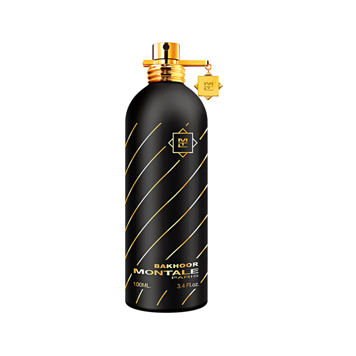 Bakhoor von Montale – orientalischer Unisexduft mit rauchigen Noten, inspiriert vom arabischen Räucherritual. 100 ml Aluminiumflakon in mattem Schwarz. Jetzt erhältlich bei 4D OUTFITTERS.