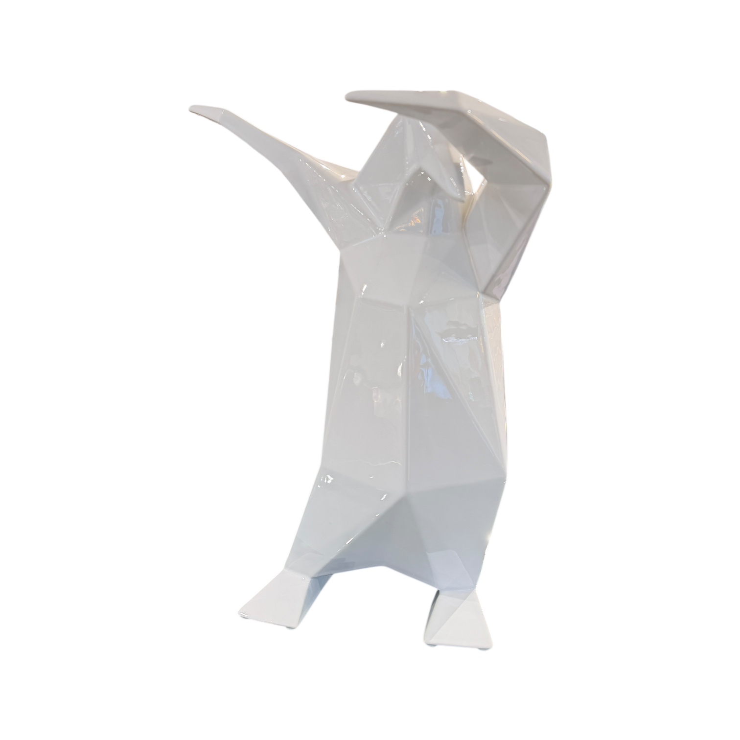 Dab Penguin glossy weiß