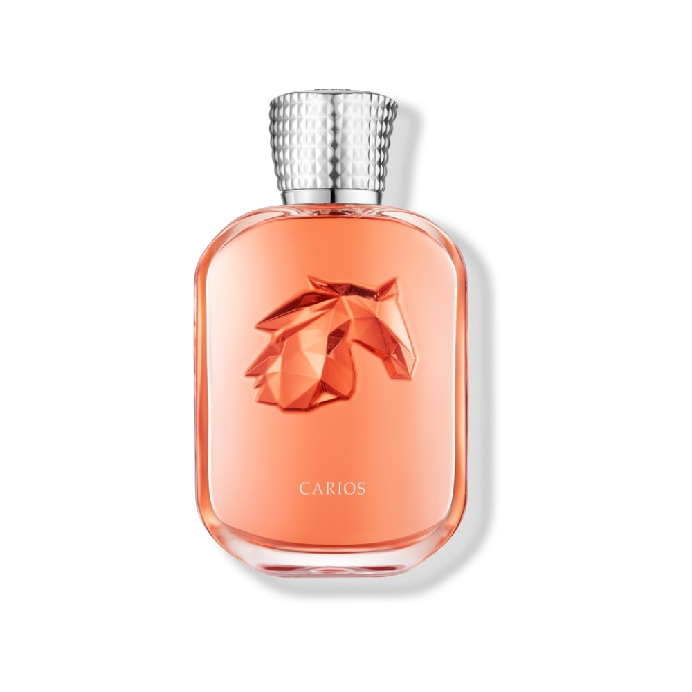 Flakon Parfums de Marly Carios Extrait – Unisex Duft mit roter Mandarine & Thymian.