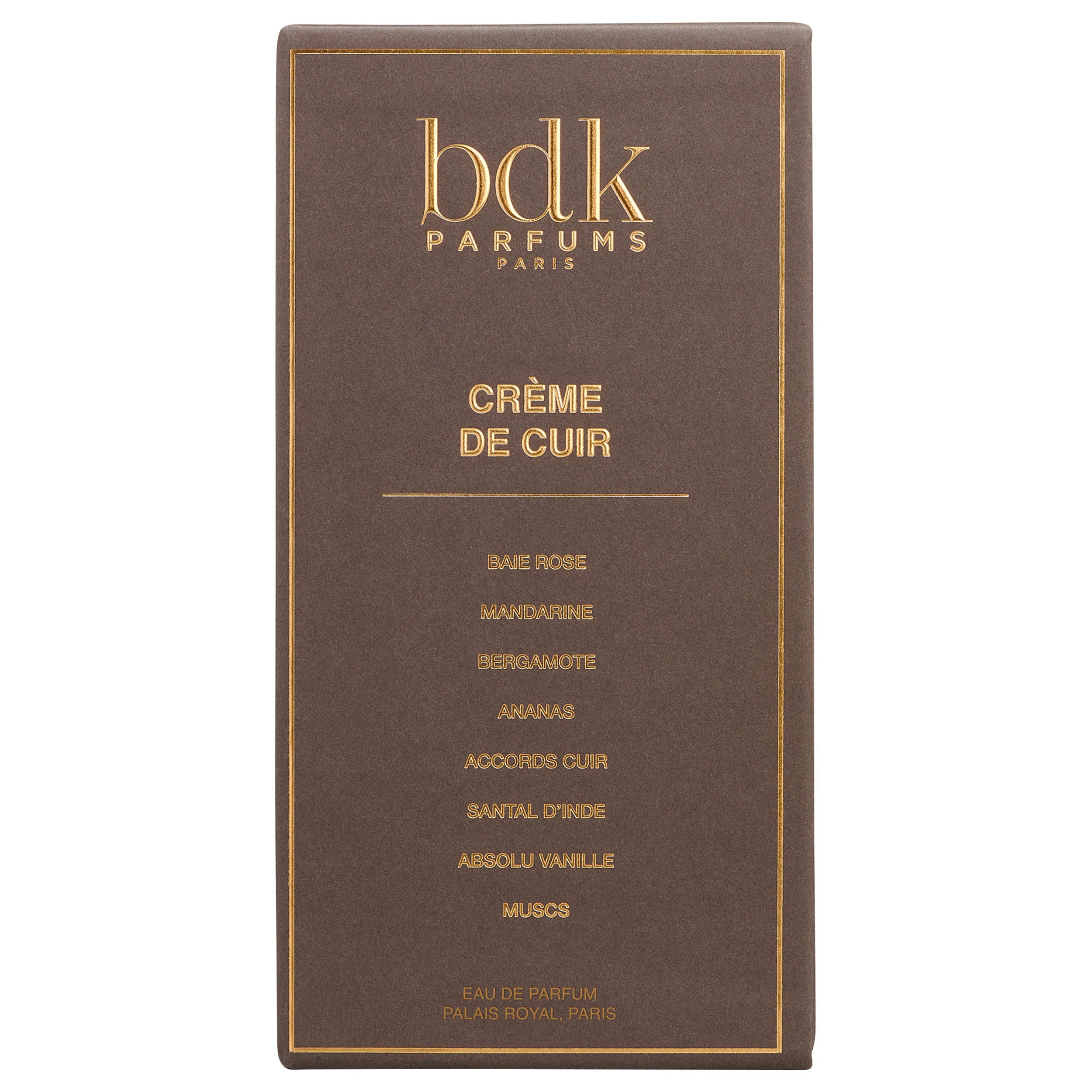 Crème de Cuir, bdk Parfums, Collection Matières