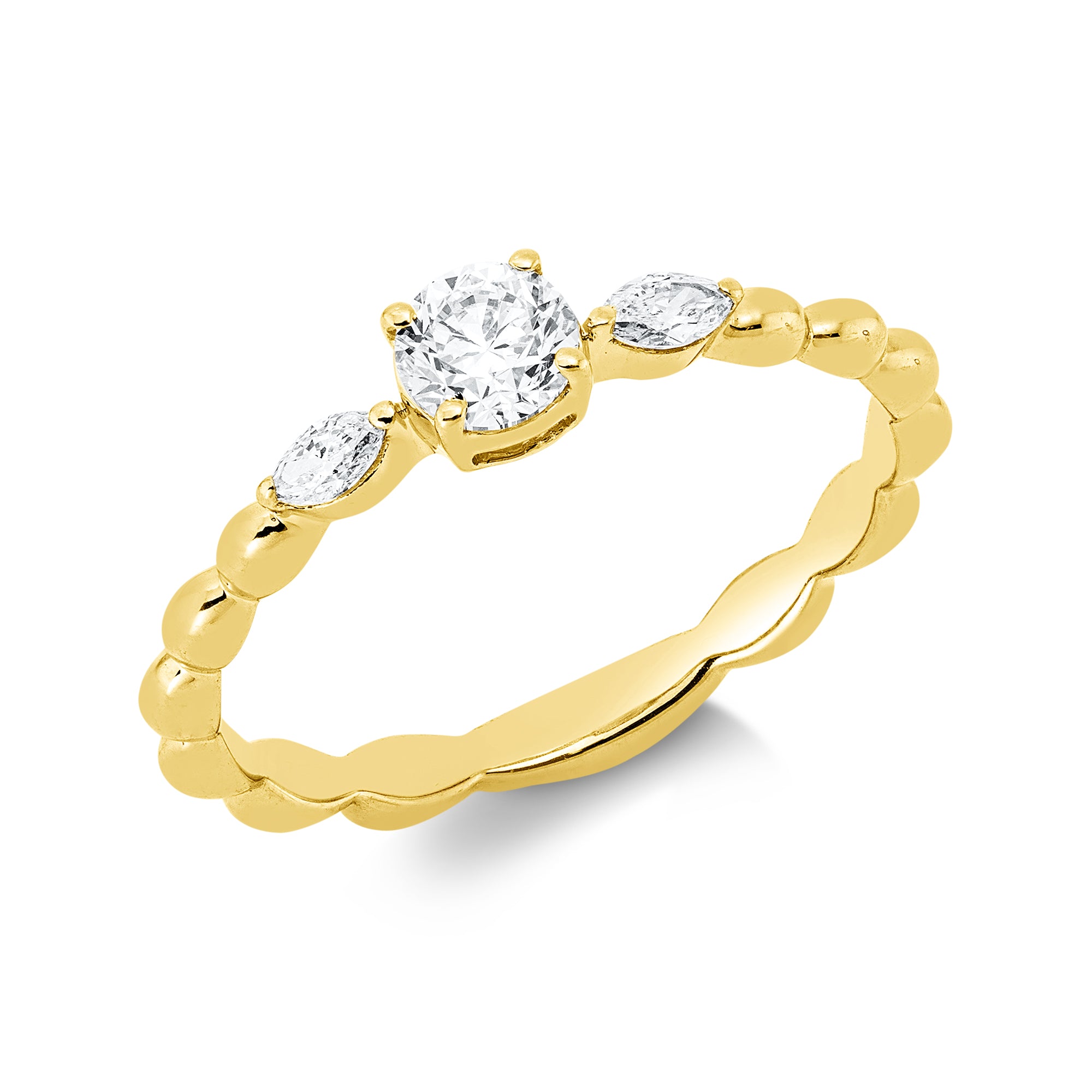 Ring DD1IW6918G 18kt Gelbgold, Diamanten