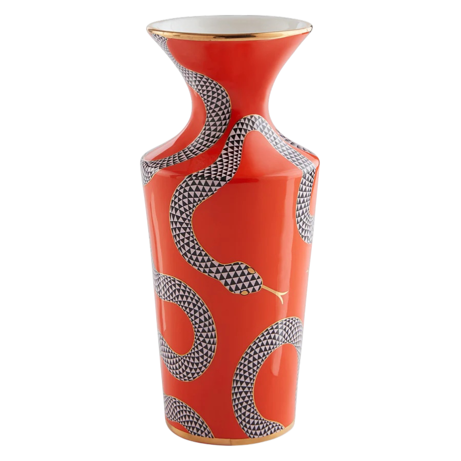 Eden Cuff Vase, orange
