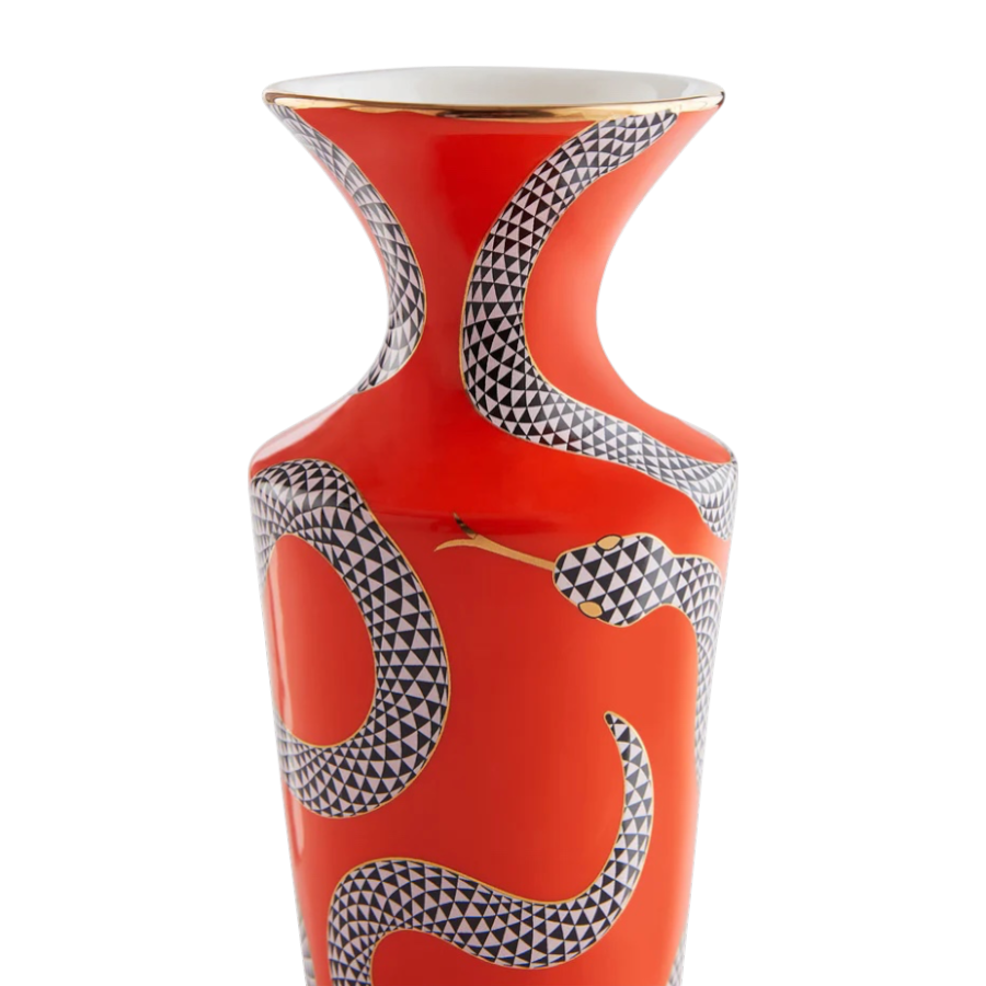 Eden Cuff Vase, orange