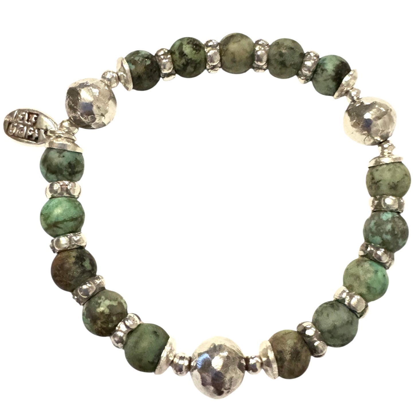 Elf Craft Armband: African Turquoise, Silber