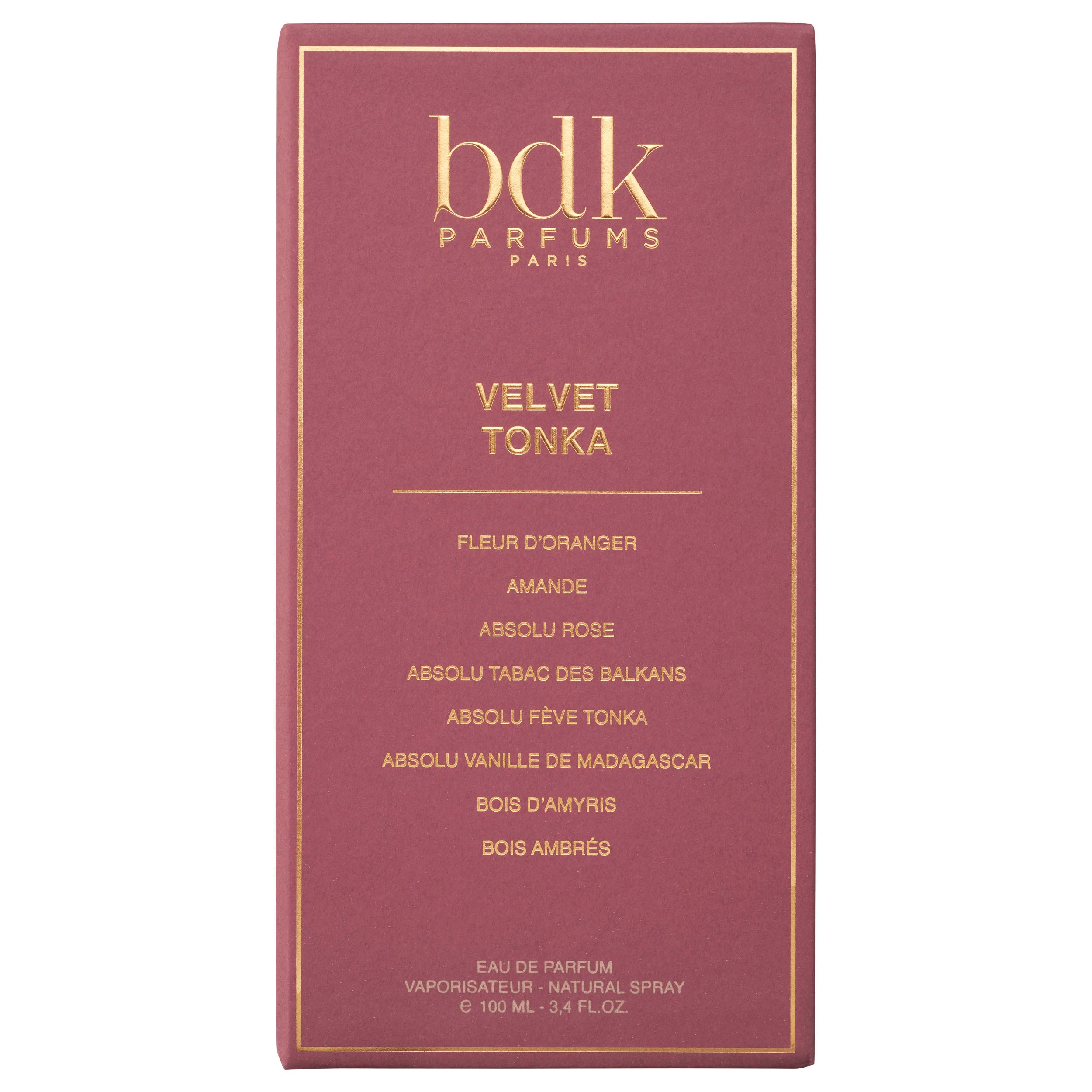 Velvet Tonka, bdk Parfums, Collection Matières