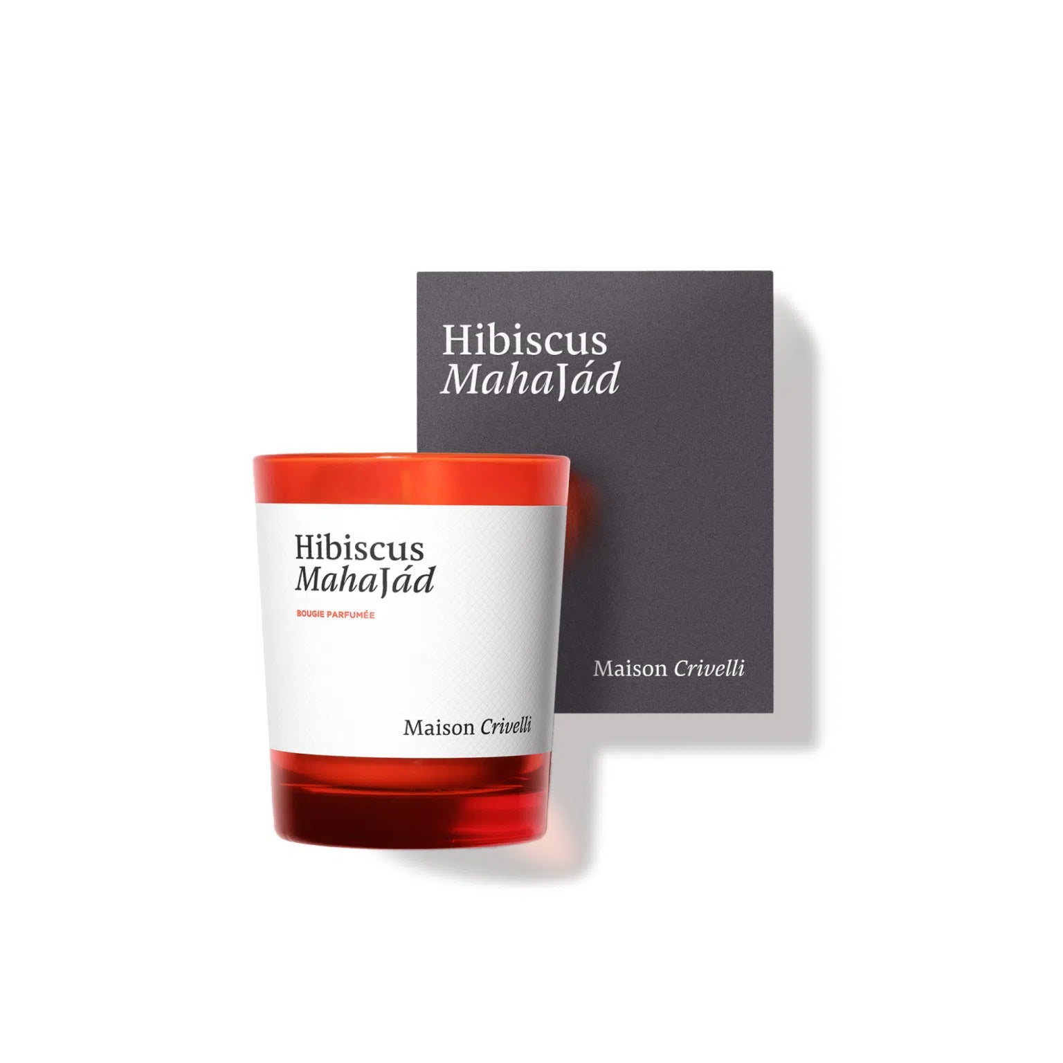 Hibiscus Mahajád, scented candle, Maison Crivelli