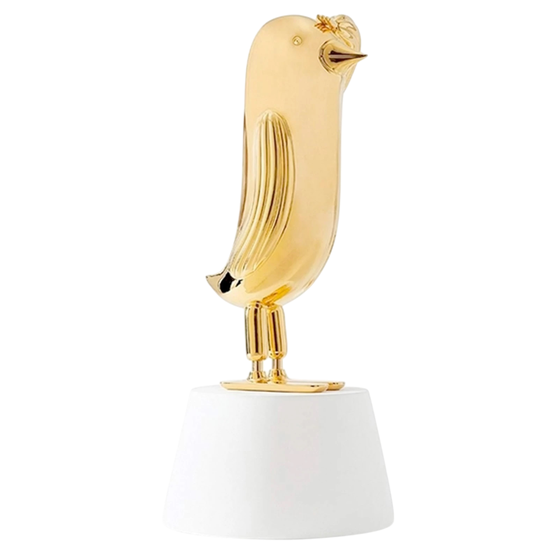 Hopebird, glossy gold - ink. Podest