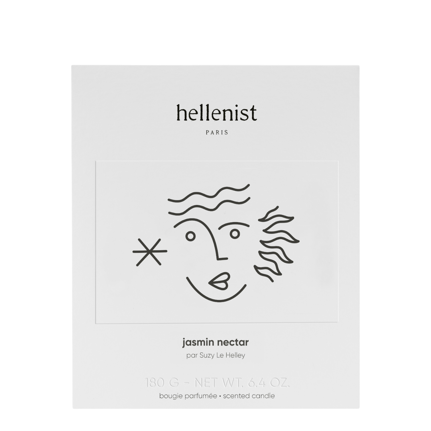 Jasmin Nectar, Duftkerze 180g, Hellenist Paris