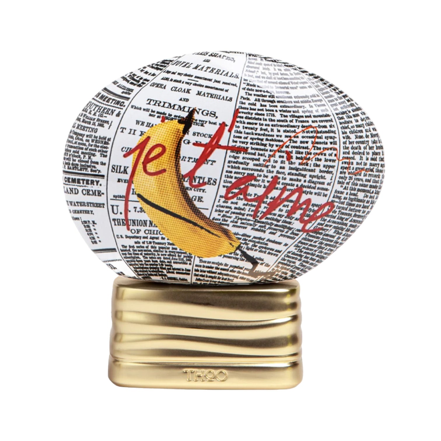 L’Explicite von THoO – ein extravaganter Duft aus der Crazy Collection mit Banane als Hauptnote. Flakon im Zeitungspapier-Look, 75 ml Eau de Parfum. Jetzt bei 4D OUTFITTERS bestellen.