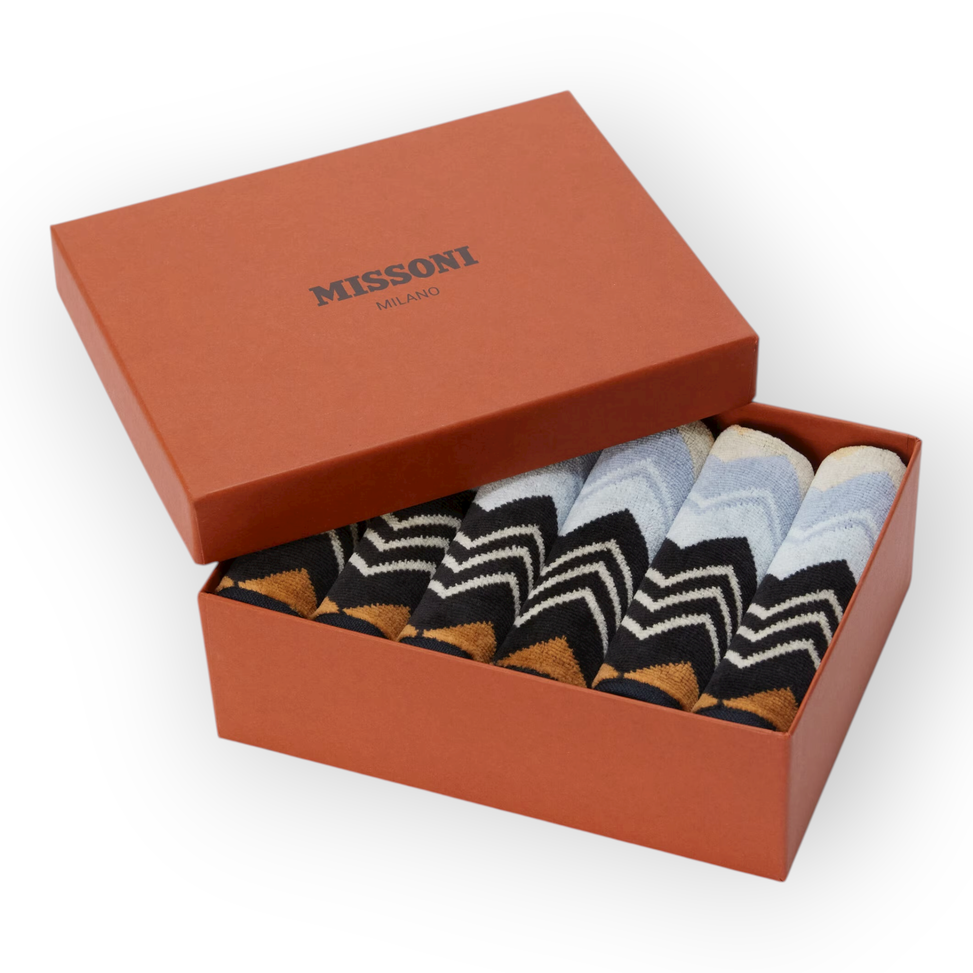 Seiflappen 30x30 Fliedertöne Giacomo col. 165 Missoni Home