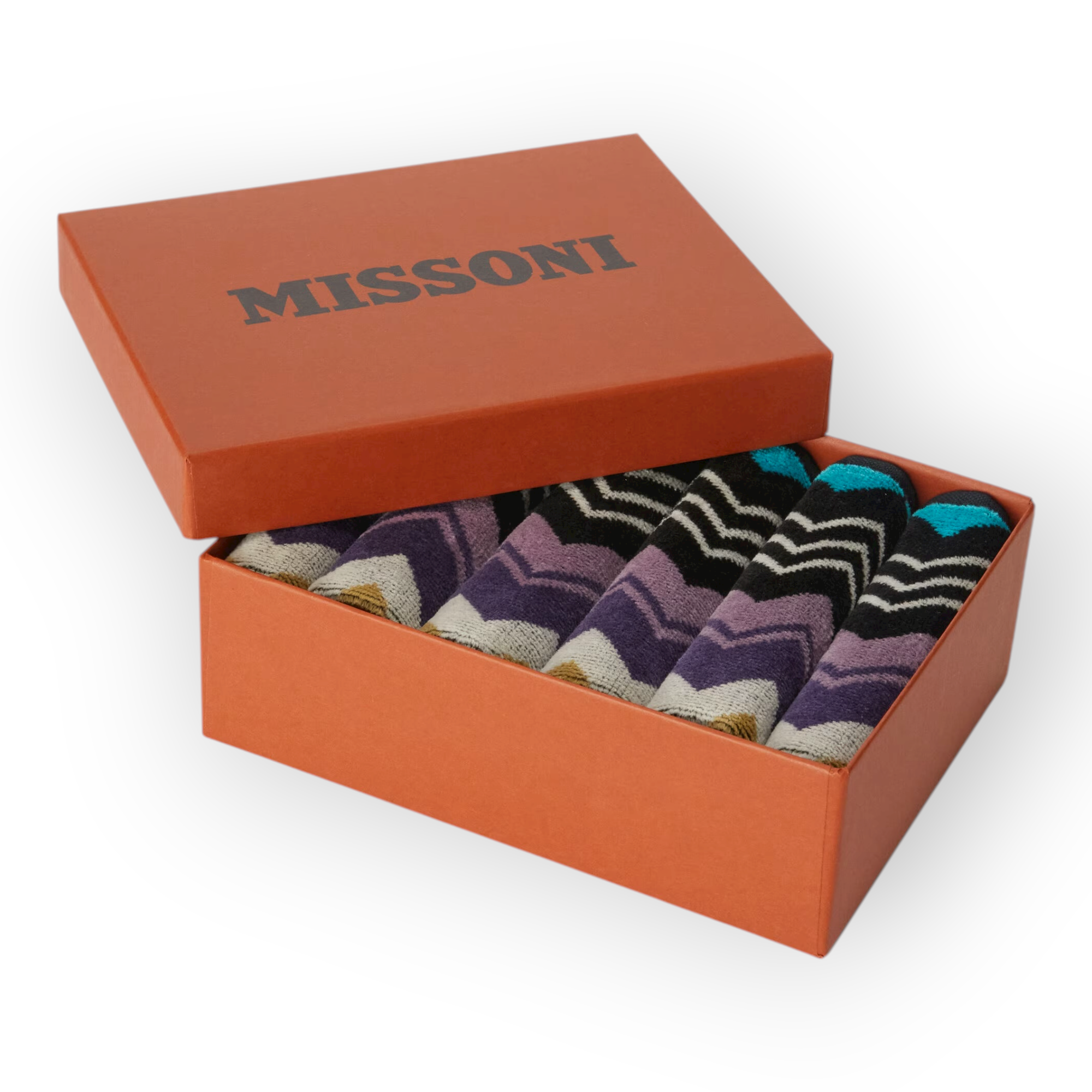 Seiflappen 30x30 Blautöne Giacomo col. 170 Missoni Home