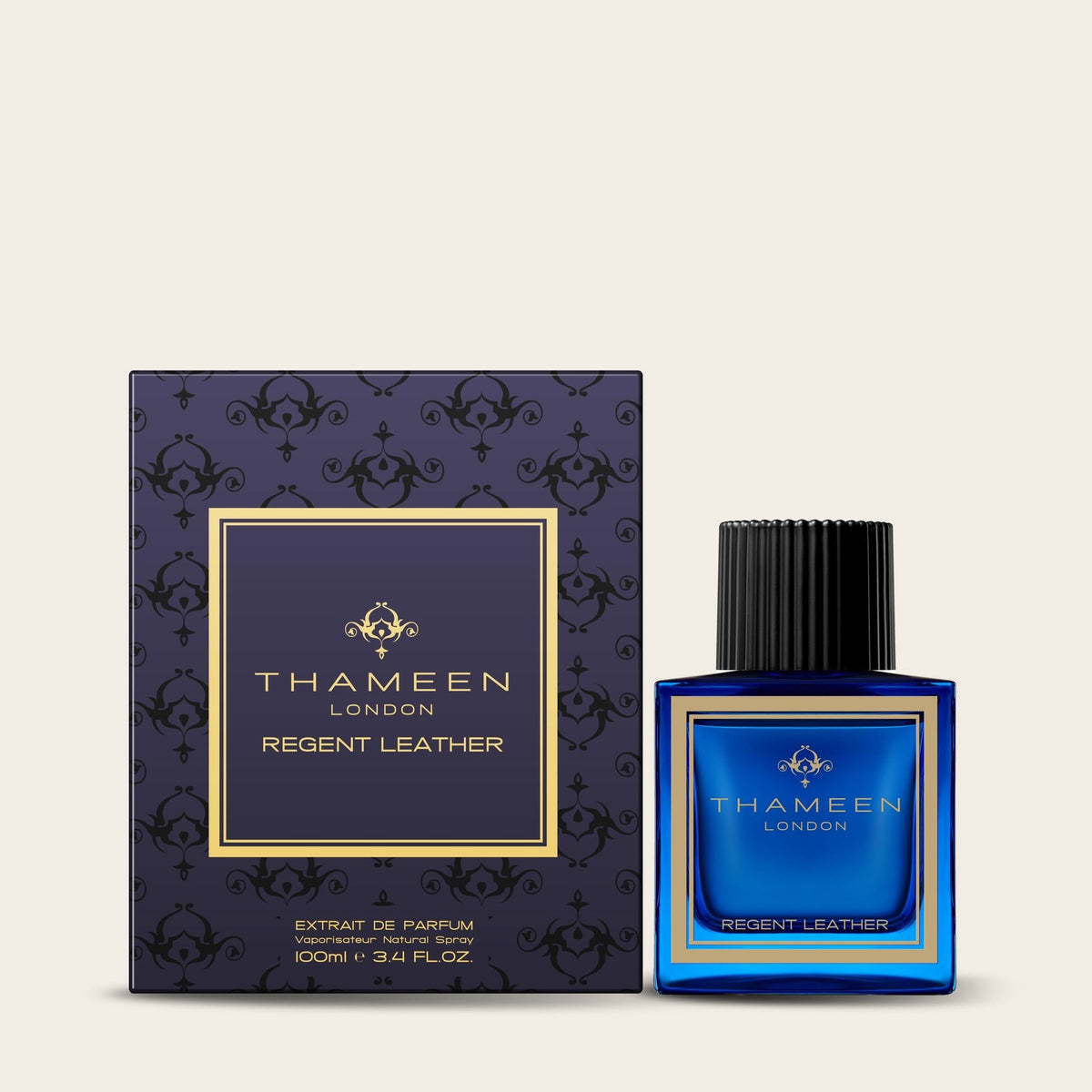 Regent Leather von Thameen – Extrait de Parfum 100 ml Flakon mit Verpackung