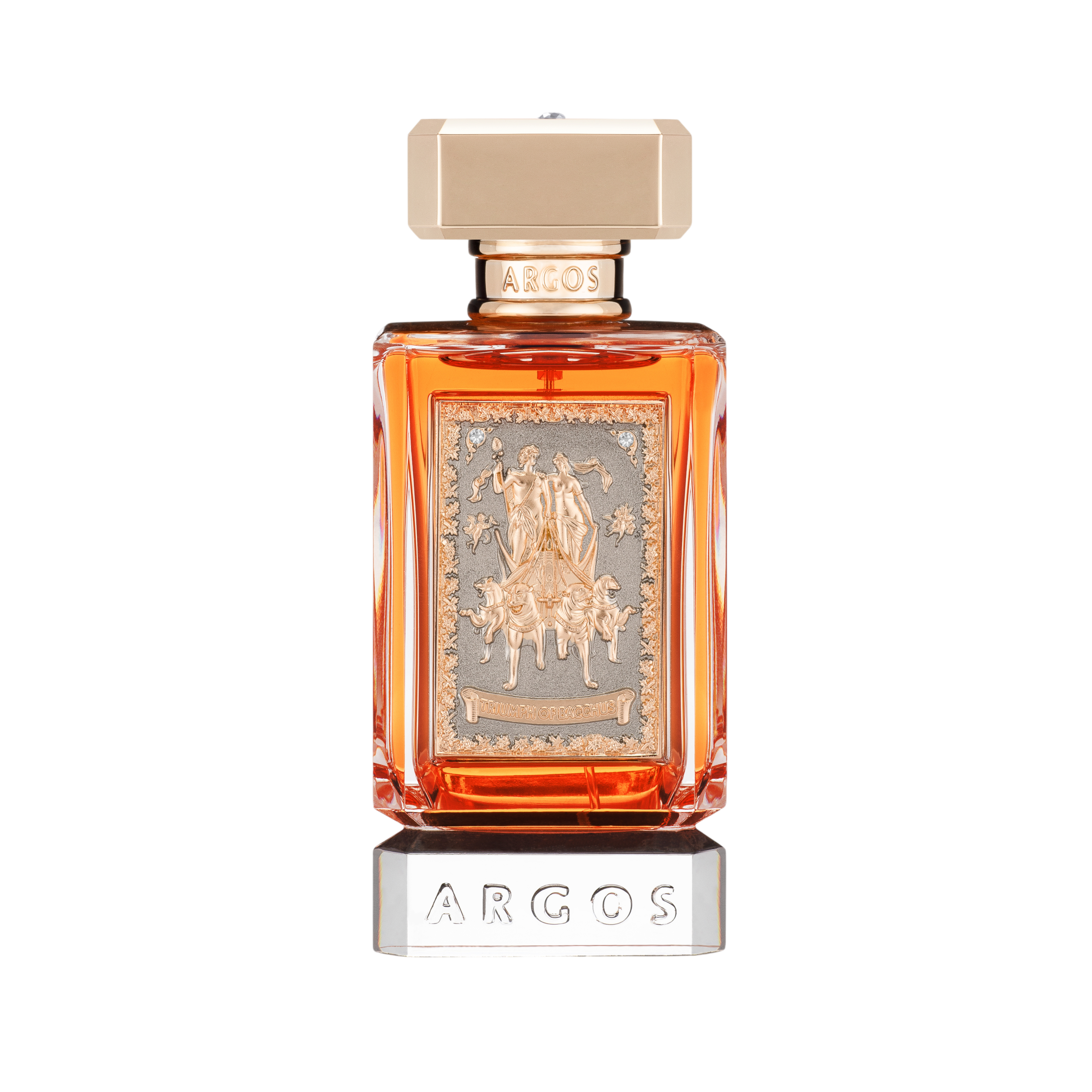 Triumph of Bacchus von ARGOS ist ein luxuriöses Eau de Parfum mit Safran, Rhum, Tabak, Amber und Mysore-Sandelholz. Opulent, sinnlich und intensiv.