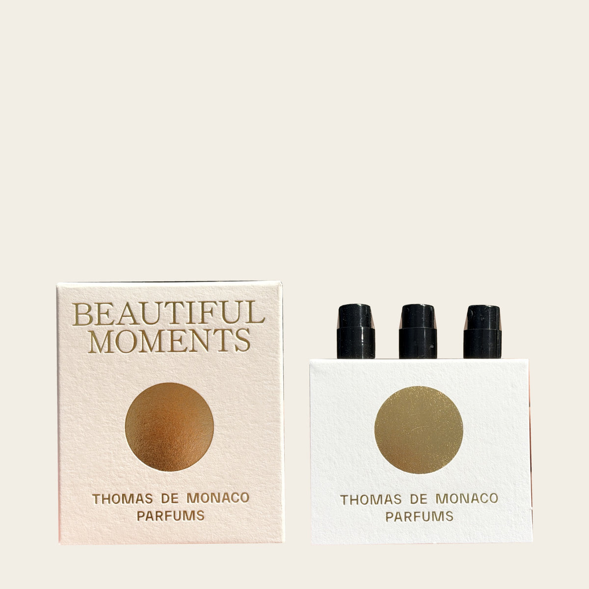 Beautiful Moments Winter 2026 von Thomas de Monaco – Schachtel und Einsatz mit drei Flakons