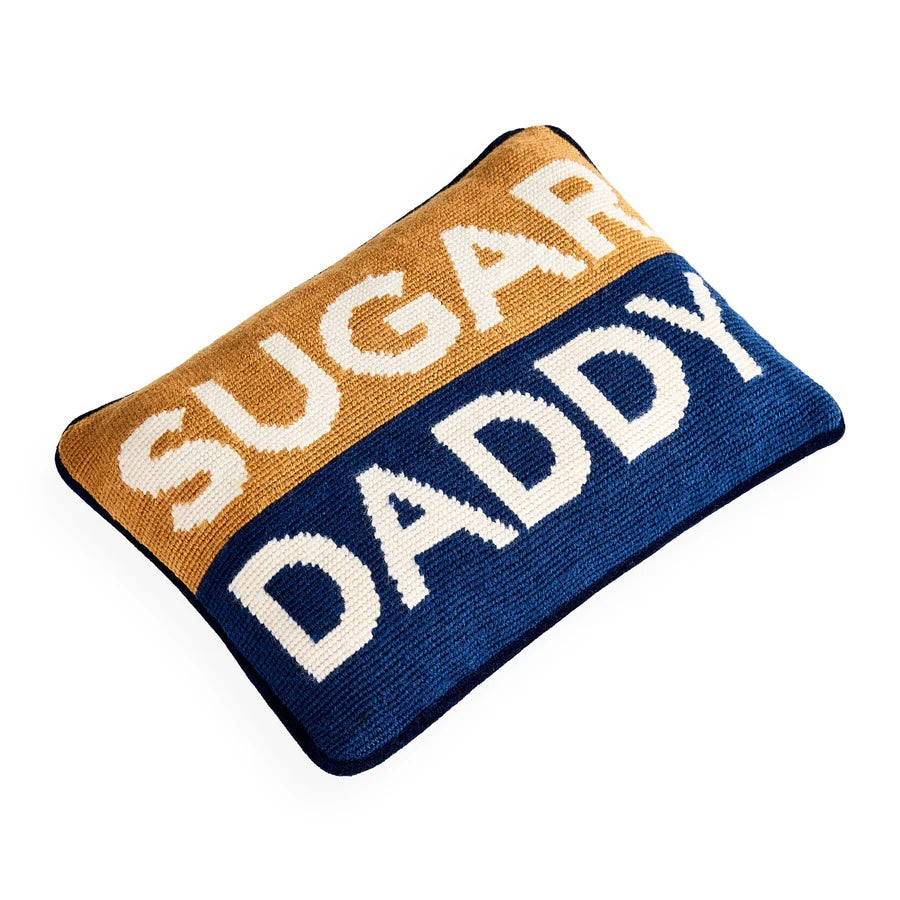 Pillow Sugar Daddy Needlepoint Pillow