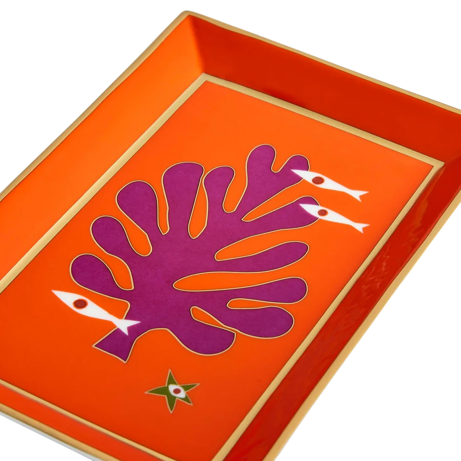 Porcelain bowl Playa Rectangle Tray