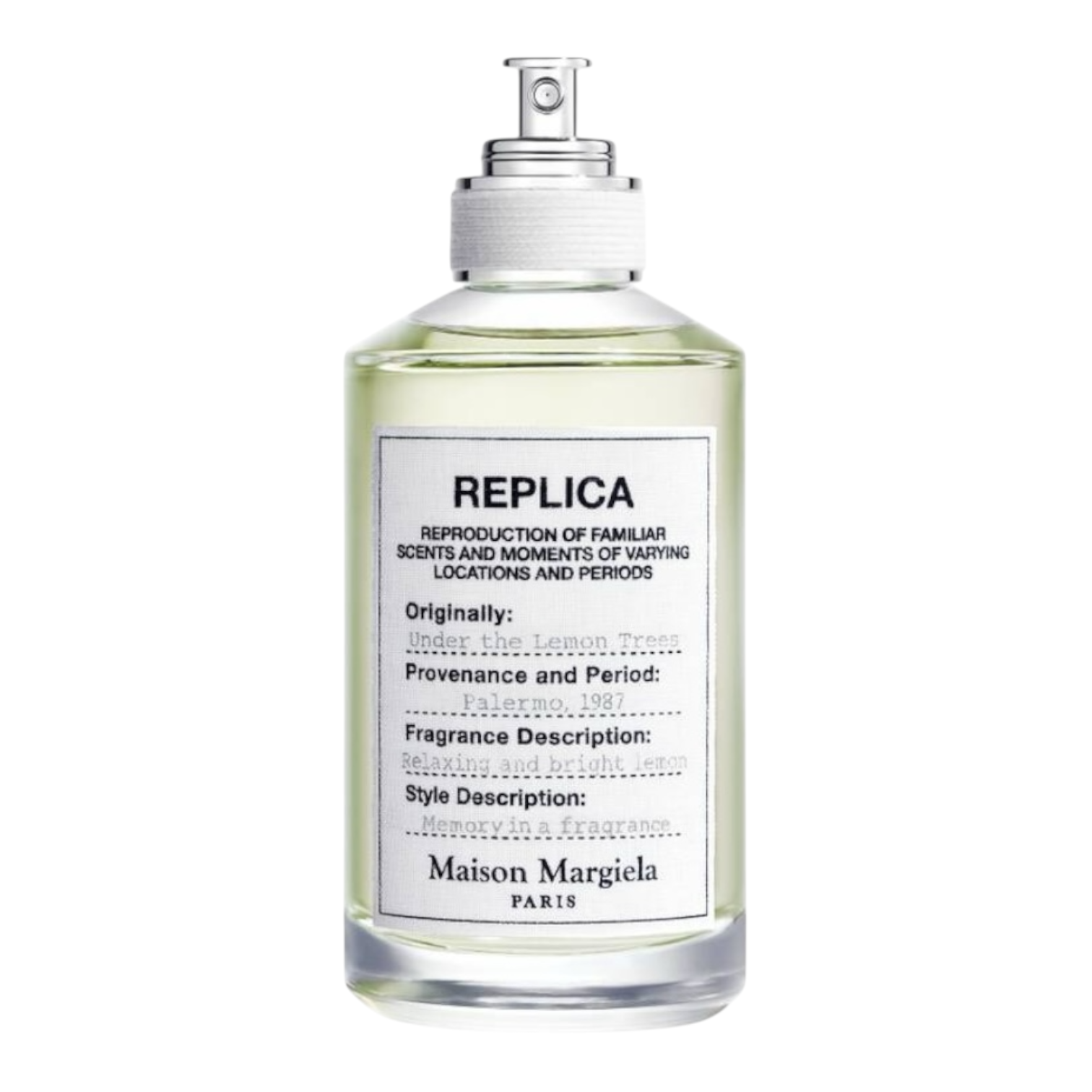 Flakon Replica Under the Lemon Trees Maison Margiela Eau de Toilette, 100 ml