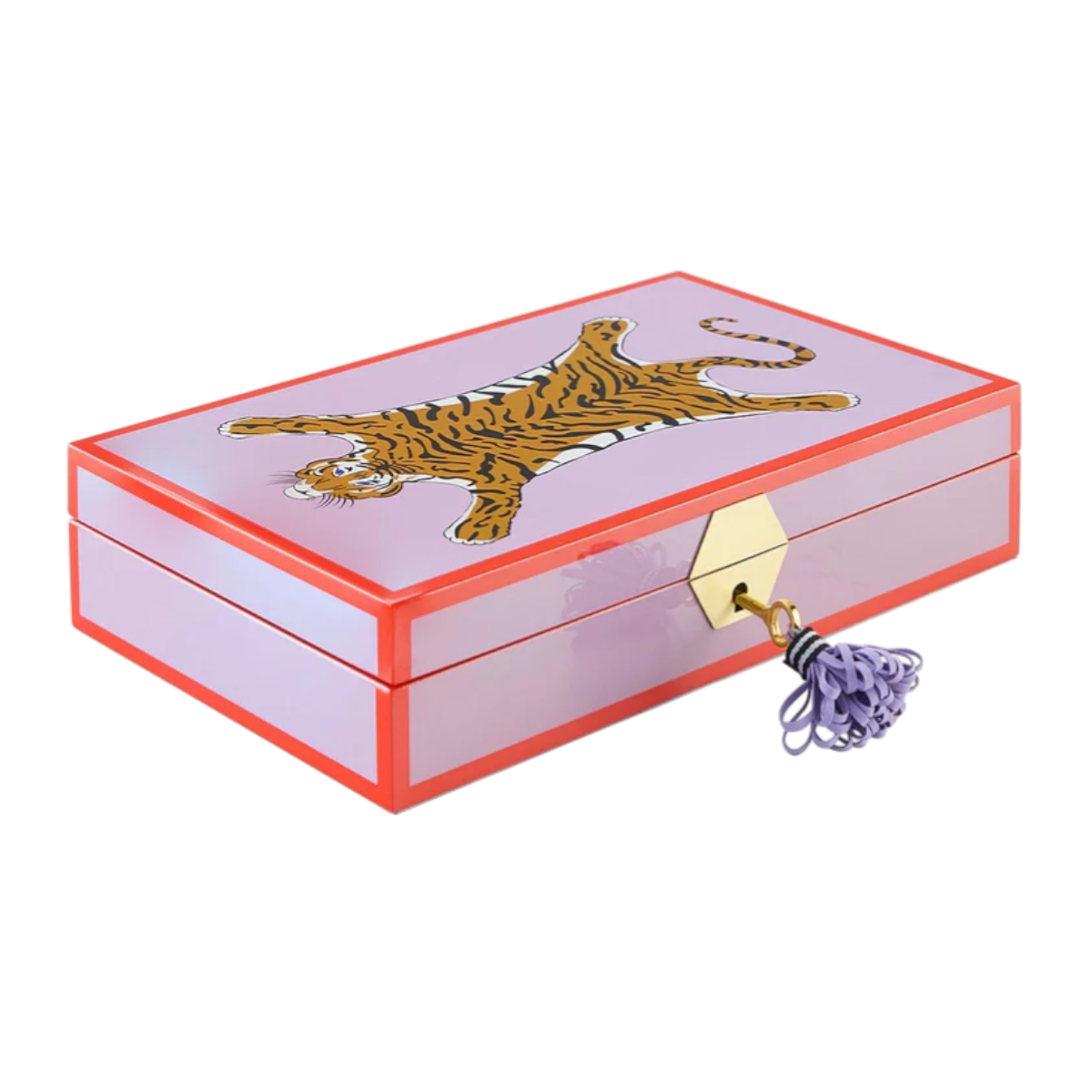 Aufbewahrungsbox für Schmuck, Tiger