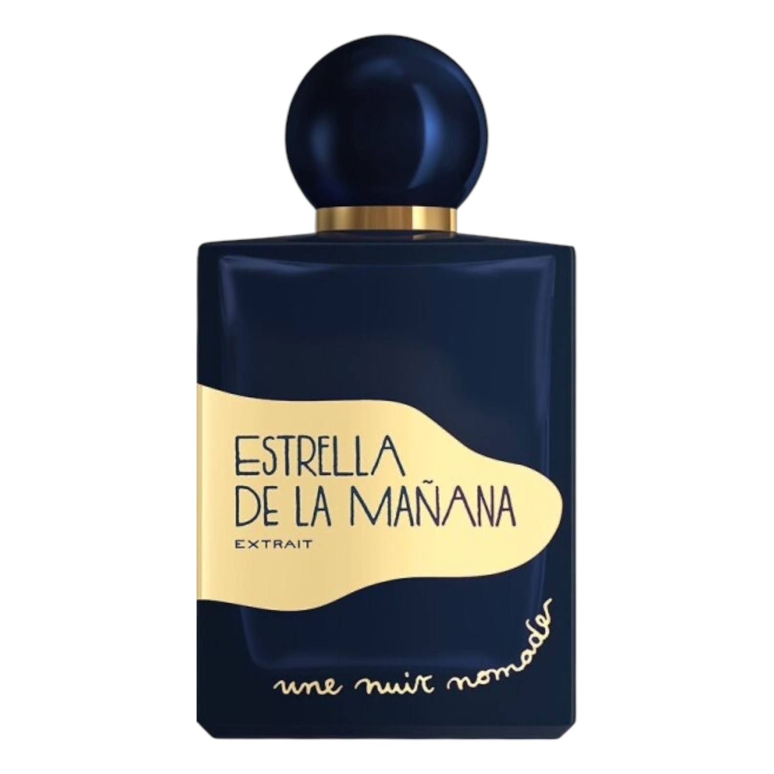 Flakon von Estrella de la Mañana – Une Nuit Nomade: dunkler Gourmand‑Extrait mit Vanille, Kakao und Rauch.
