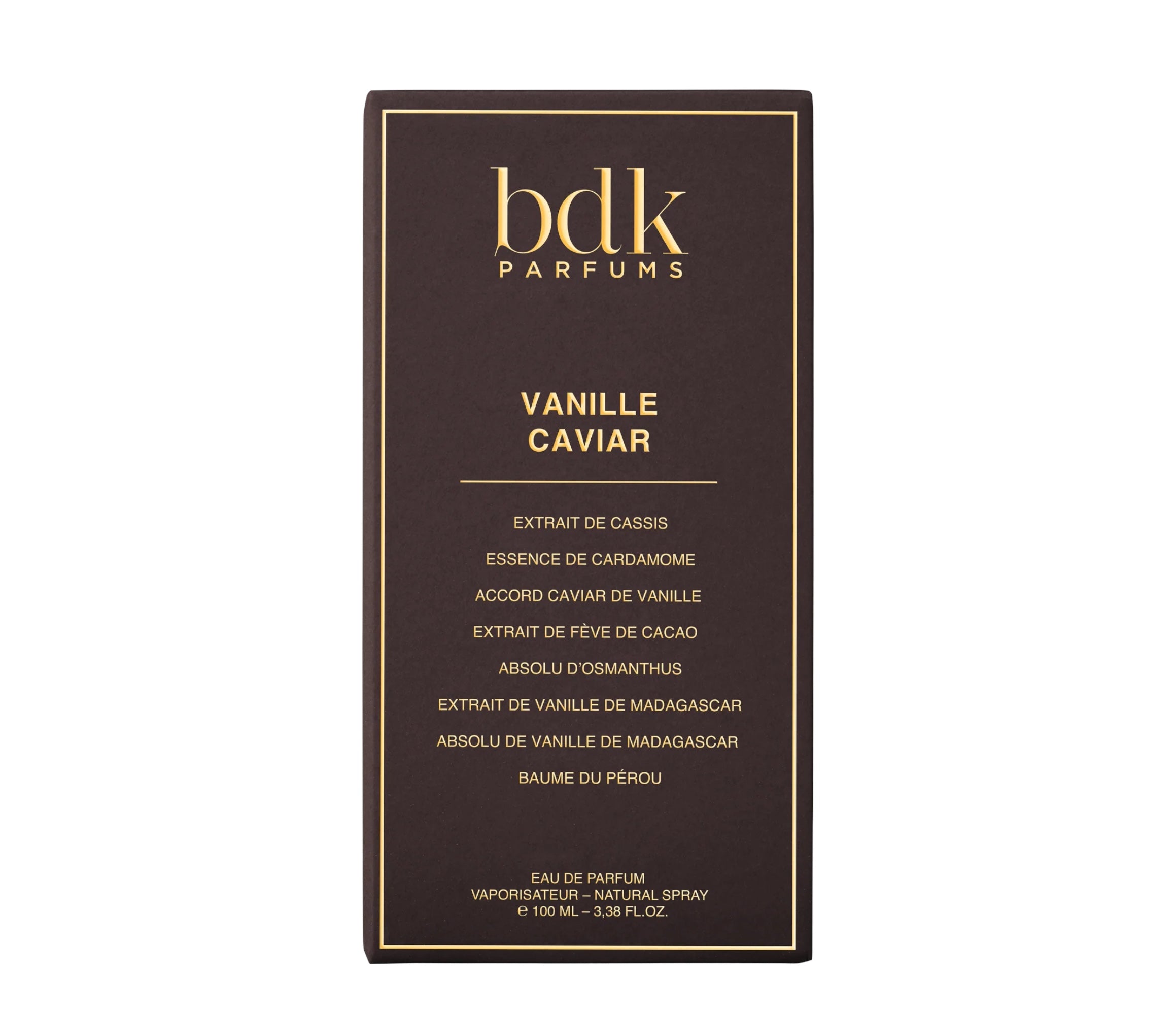 Vanille Caviar, BDK Parfums, Collection Matières