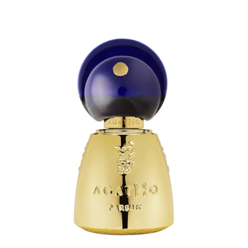 Agatho Vettii Extrait de Parfum Flakon auf weißem Hintergrund.