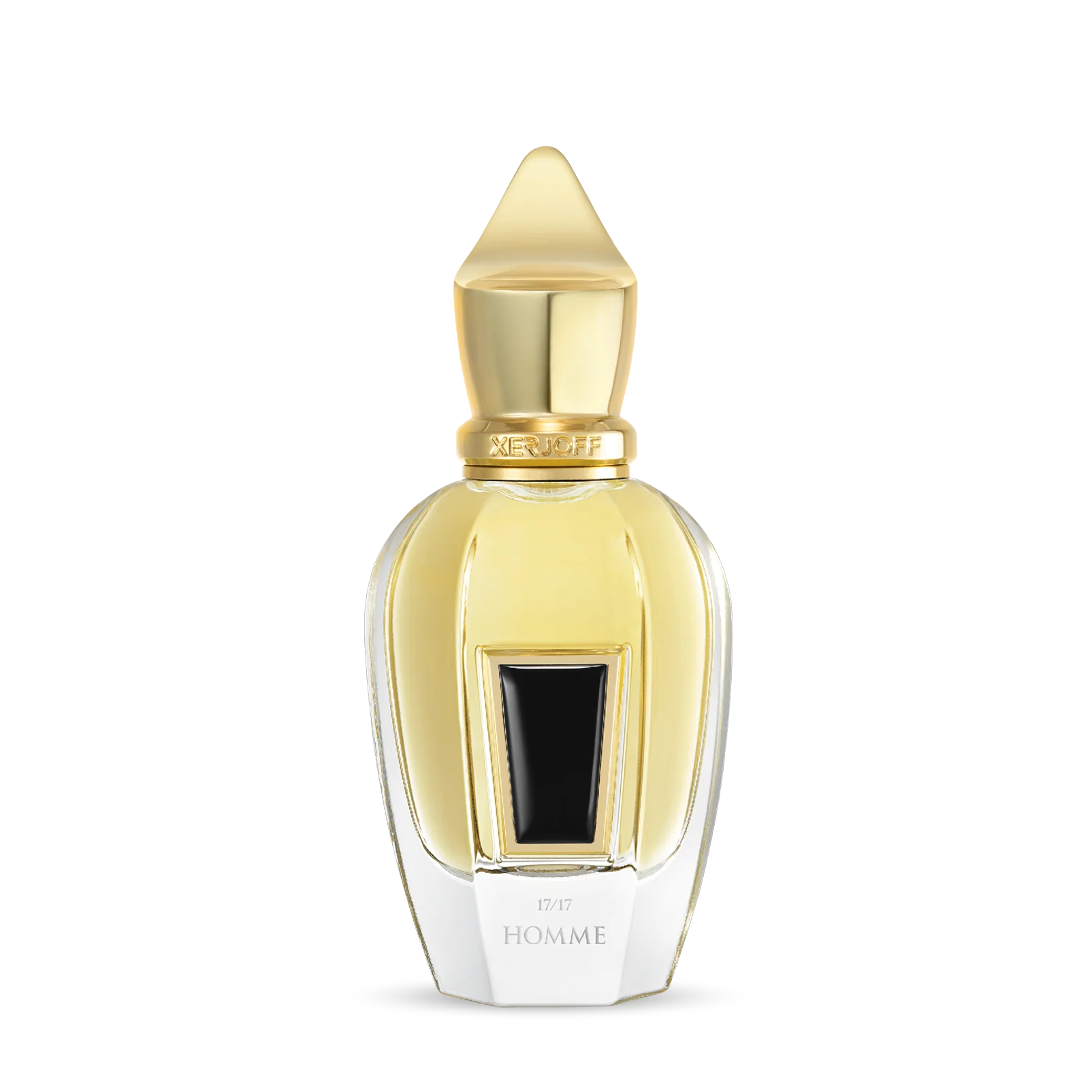 Flakon von Xerjoff 17/17 Stone Label Homme – holziges Herrenparfum mit schwarzem Stein