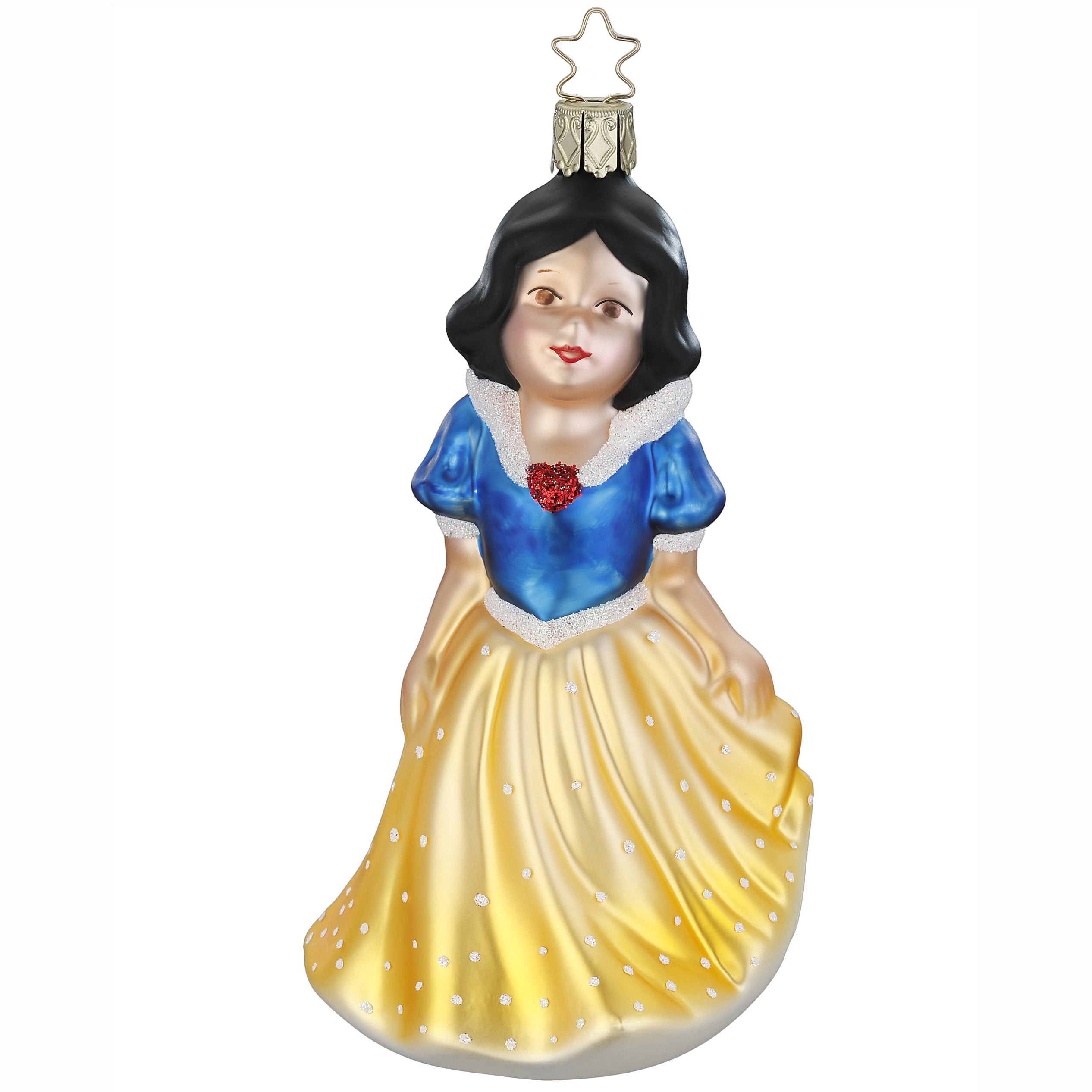 Glaskugel Anhänger Schneewittchen, 14.5 cm 10033S023 von Inge Glas
