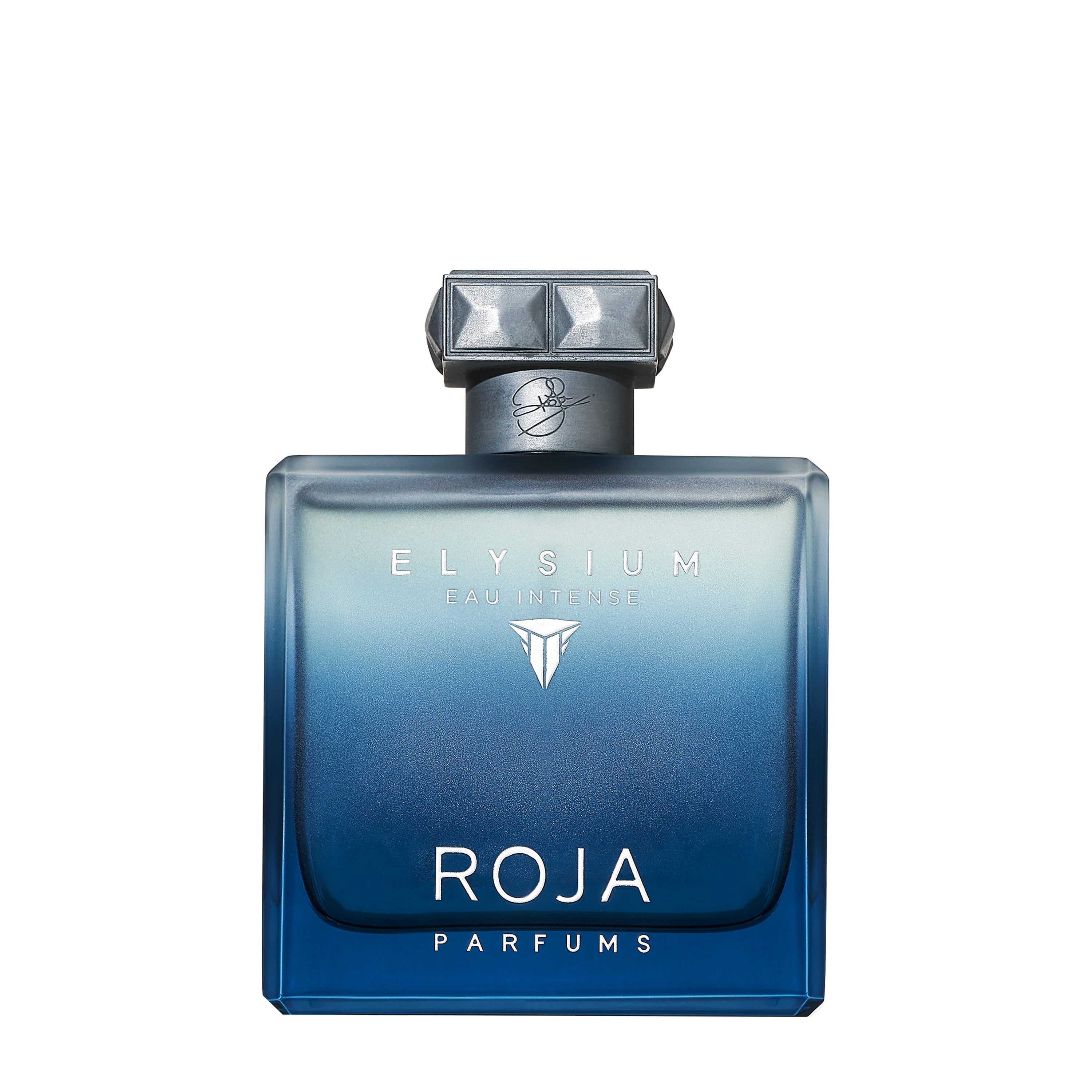Elysium Eau Intense von Roja Parfums – eleganter Flakon mit silberner Kappe, vereint Frische und Tiefe. Jetzt bei 4D OUTFITTERS erhältlich.​