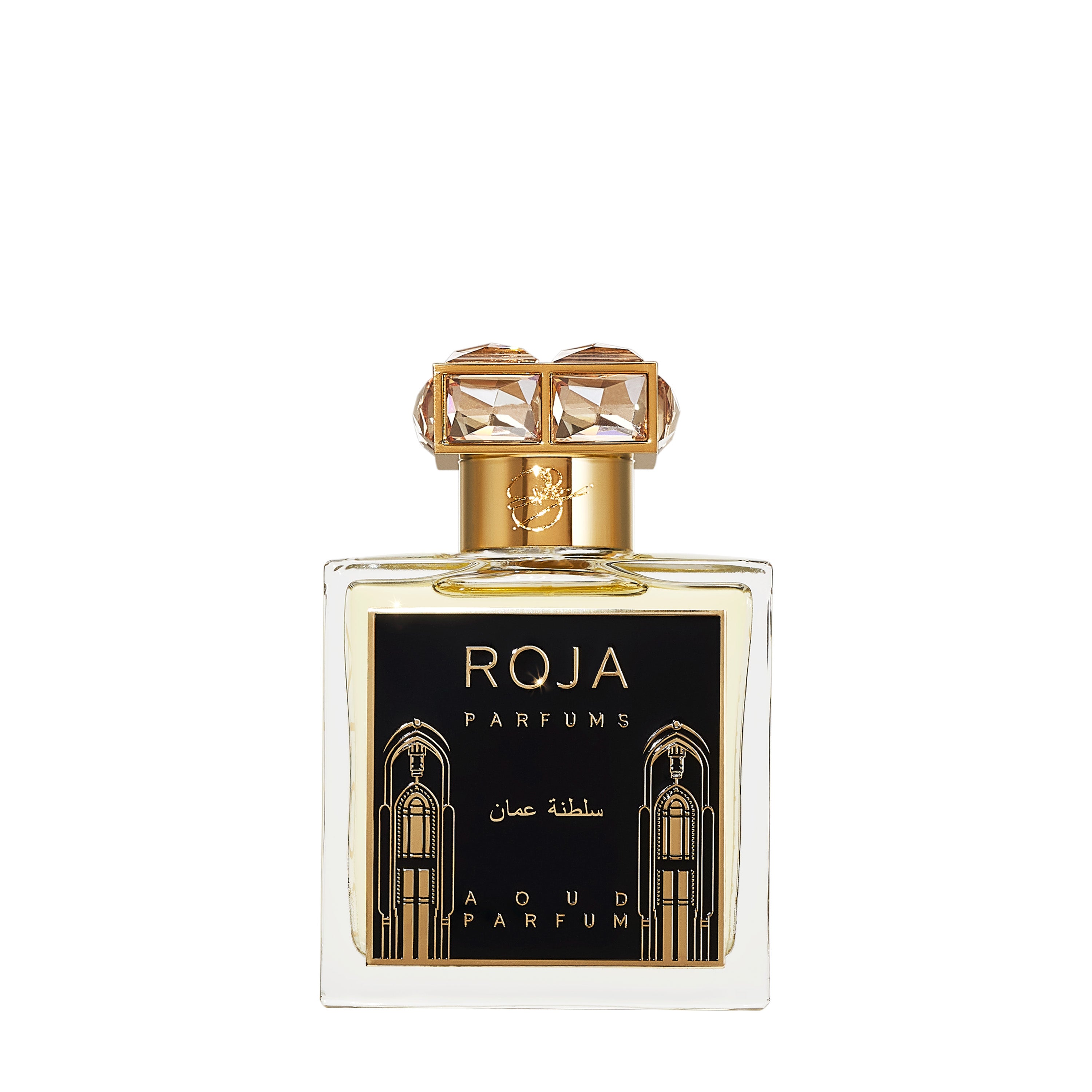 Roja Parfums Sultanate of Oman Parfum 50ml – Eleganter Flakon mit goldener Kappe, vereint Zitrus, florale und orientalische Noten. Jetzt bei 4D OUTFITTERS.​ 5060399672542
