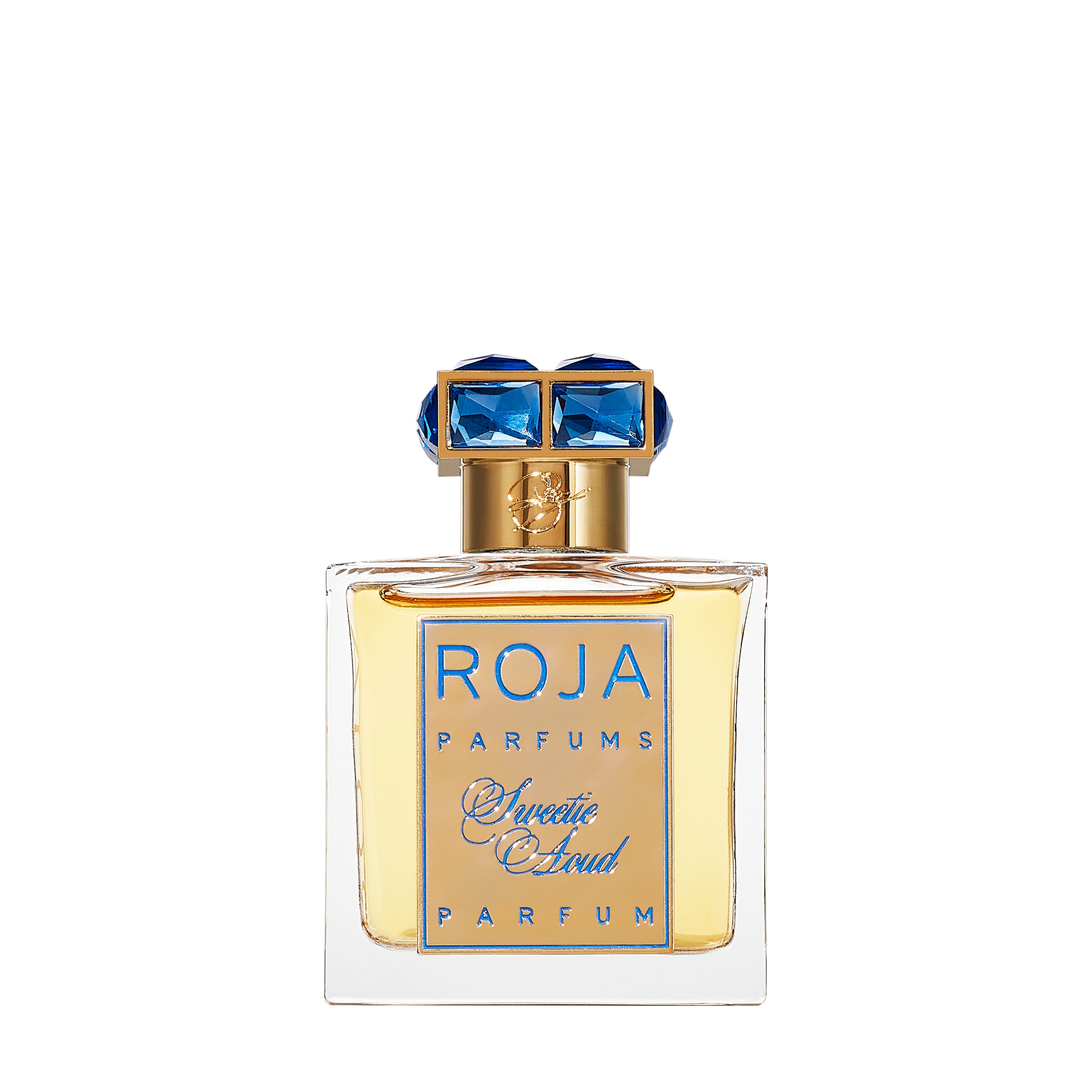 Sweetie Aoud Parfum von Roja Parfums in elegantem Flakon – eine harmonische Verbindung von süßen und holzigen Noten. Jetzt bei 4D OUTFITTERS erhältlich.​ 5060399679688